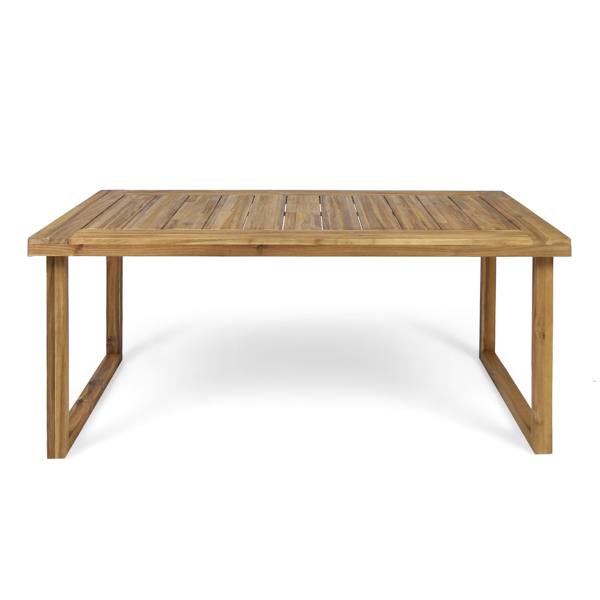 Nestor Outdoor 6-Seater Rectangle Acacia Wood Dining Set with Bench by Christopher Knight Home
