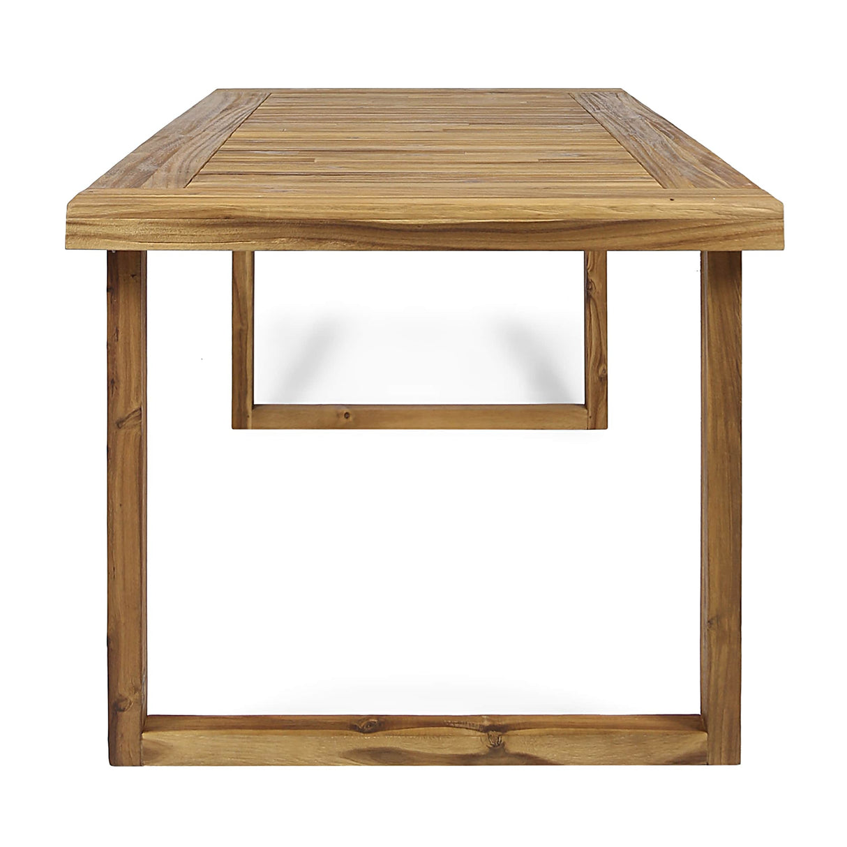 Nestor Outdoor 6-Seater Rectangle Acacia Wood Dining Set with Bench by Christopher Knight Home