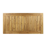 Nestor Outdoor 6-Seater Rectangle Acacia Wood Dining Set with Bench by Christopher Knight Home