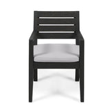 Nestor Outdoor Acacia Wood Dining Chairs by Christopher Knight Home