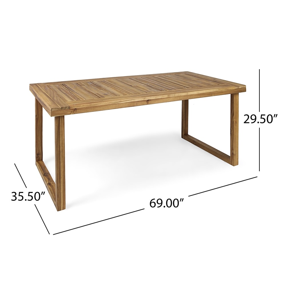 Nestor Outdoor Acacia Wood Picnic Set by Christopher Knight Home
