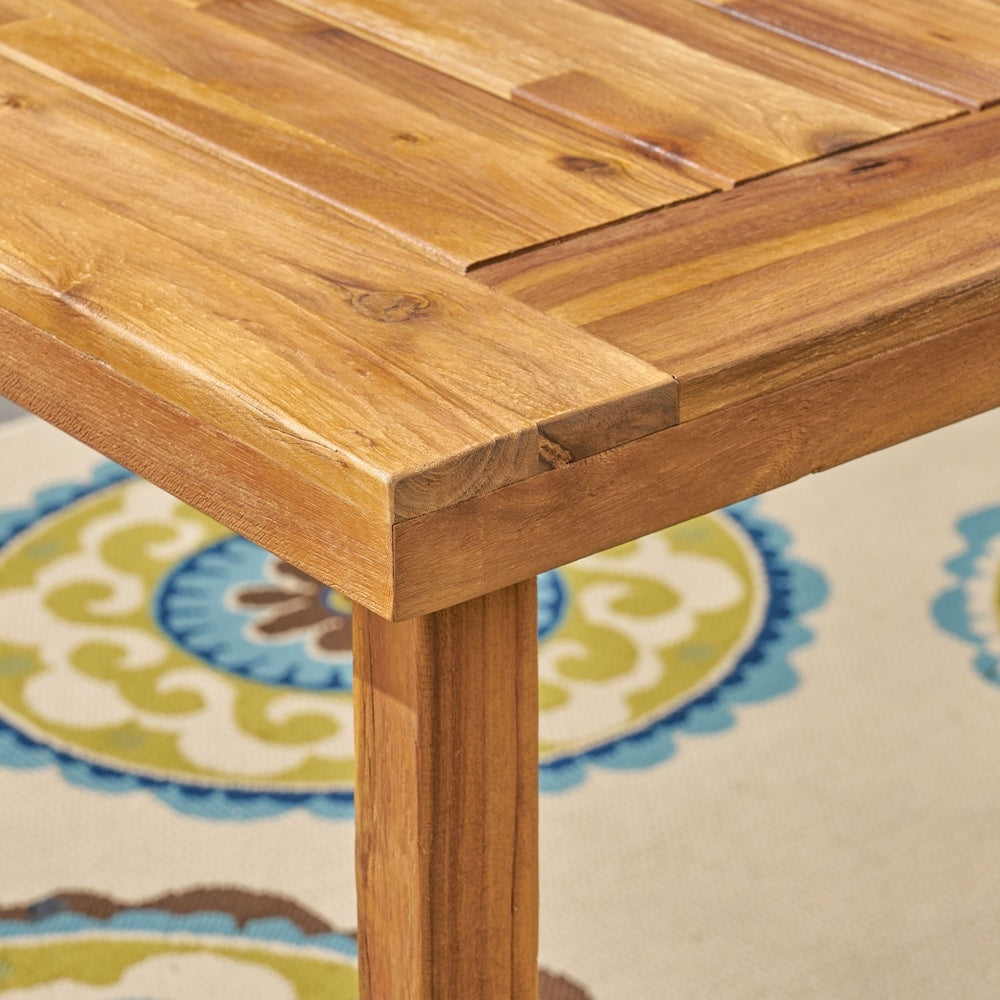 Nestor Outdoor Acacia Wood Picnic Set by Christopher Knight Home
