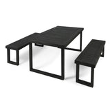 Nestor Outdoor Acacia Wood Picnic Set by Christopher Knight Home