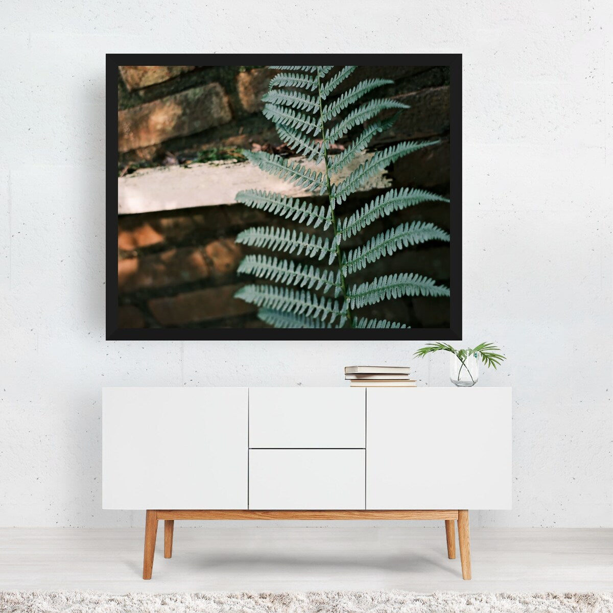 Netherlands Photography Bohemian Fern Ferns Nature Art Print/Poster