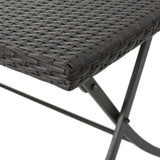 Neva Outdoor 7-Piece Wicker Dining Set by Christopher Knight Home