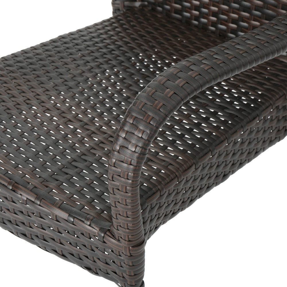Neva Outdoor 7-Piece Wicker Dining Set by Christopher Knight Home