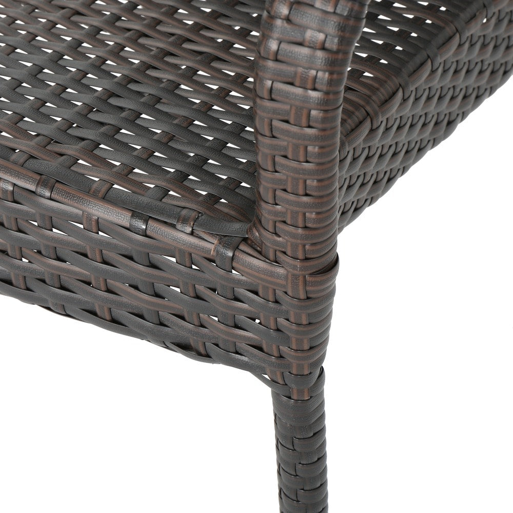 Neva Outdoor 7-Piece Wicker Dining Set by Christopher Knight Home