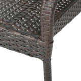 Neva Outdoor 7-Piece Wicker Dining Set by Christopher Knight Home