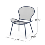 Nevada Modern Outdoor 2-Seater Chat Set by Christopher Knight Home