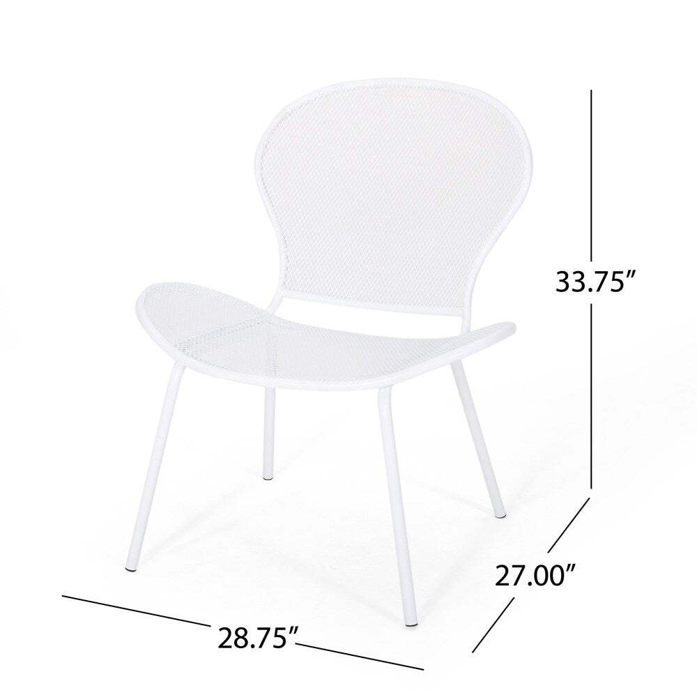 Nevada Modern Outdoor 2-Seater Chat Set by Christopher Knight Home