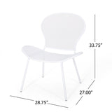Nevada Modern Outdoor 2-Seater Chat Set by Christopher Knight Home