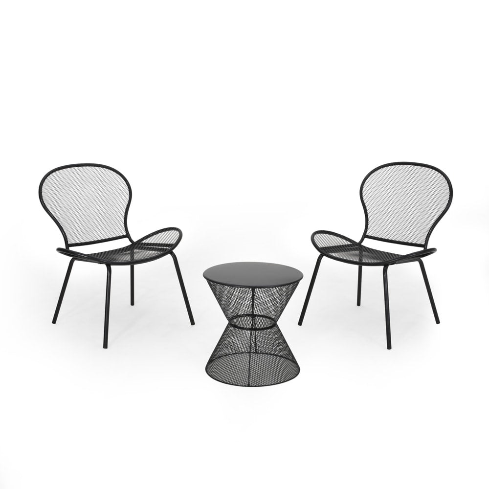 Nevada Modern Outdoor 2-Seater Chat Set by Christopher Knight Home