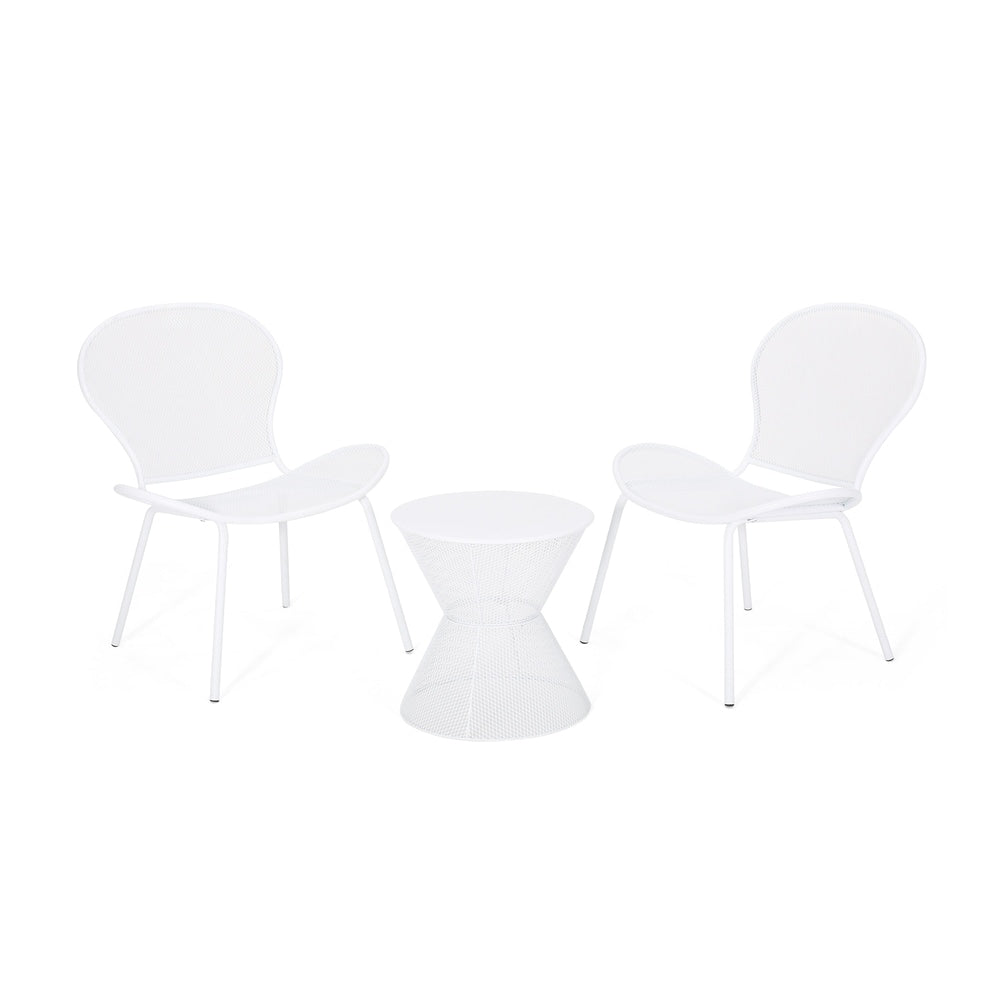 Nevada Modern Outdoor 2-Seater Chat Set by Christopher Knight Home