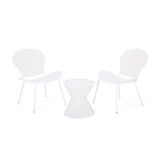 Nevada Modern Outdoor 2-Seater Chat Set by Christopher Knight Home