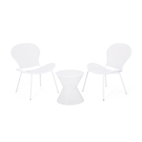 Nevada Modern Outdoor 2-Seater Chat Set by Christopher Knight Home