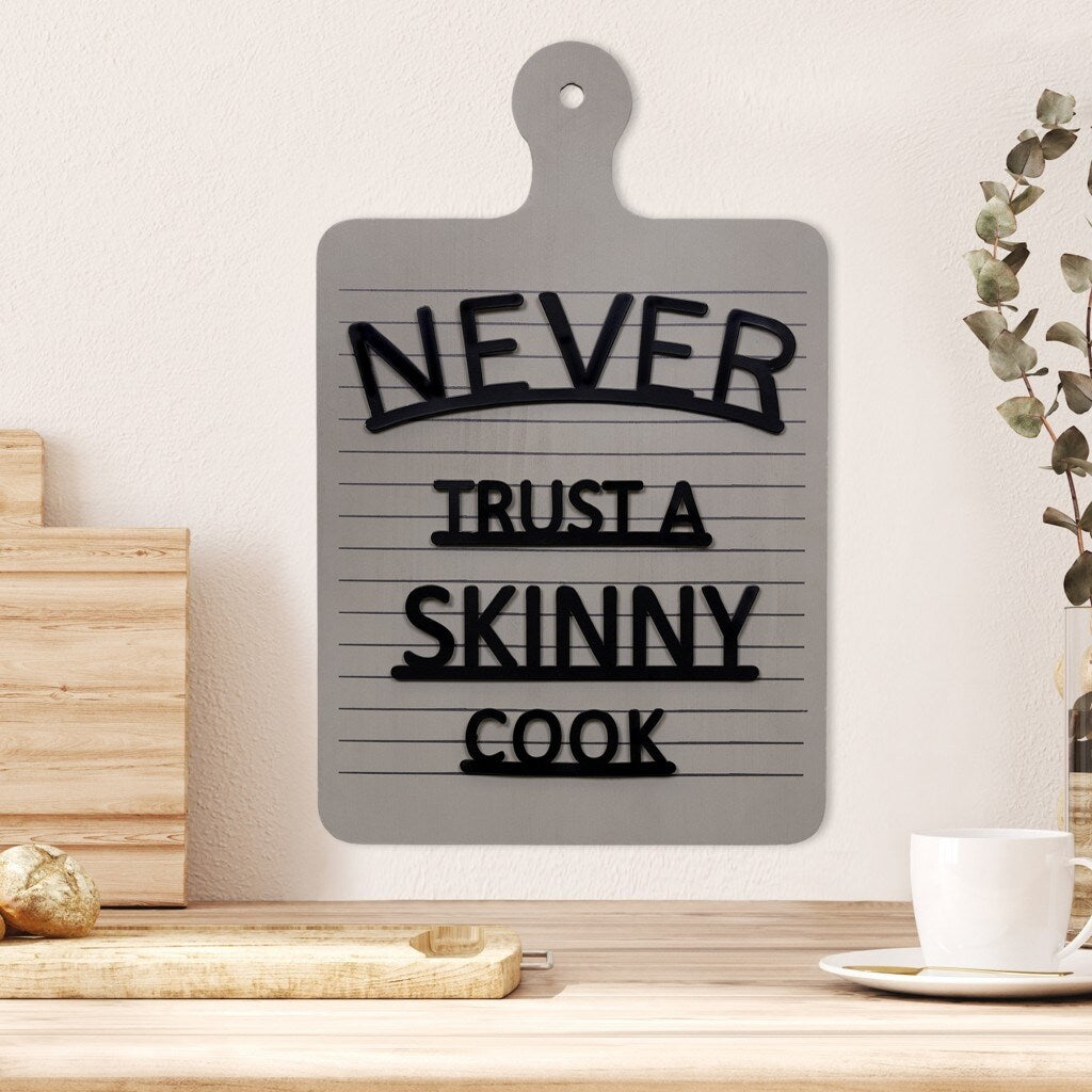 Never Trust A Skinny Cook Wall Art