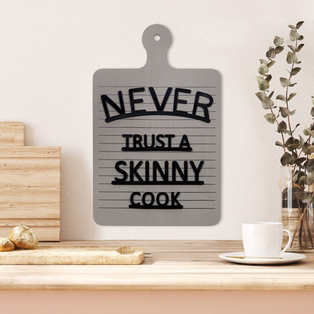 Never Trust A Skinny Cook Wall Art
