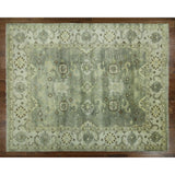 W804 Wool Turkish Oushak Hand-knotted Oriental Rug (9' x 12')