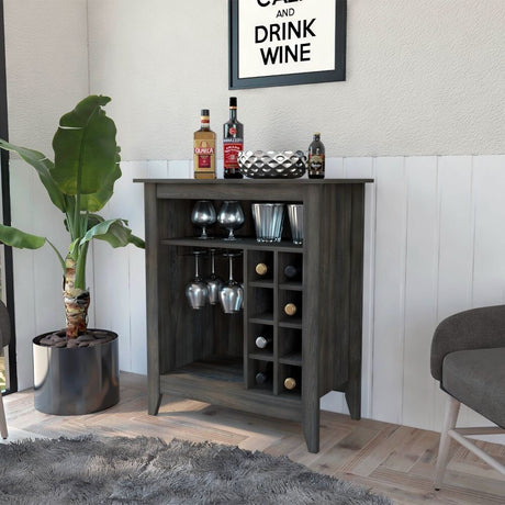 New Canaan 6-Bottle 1-Drawer 1-Shelf Bar Cabinet