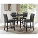 New Classic Furniture Harrison 5-Piece Round Counter Height Set