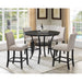 New Classic Furniture Harrison 5-Piece Round Counter Height Set