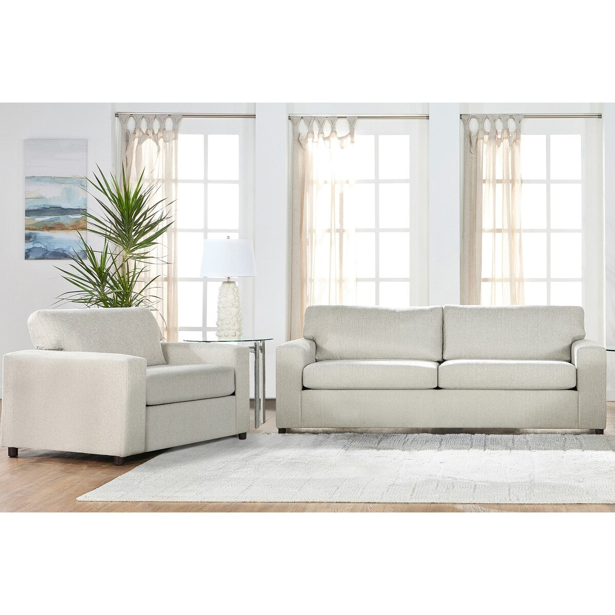 New Classic Furniture Leo 2-piece Living Room Set, Made in USA