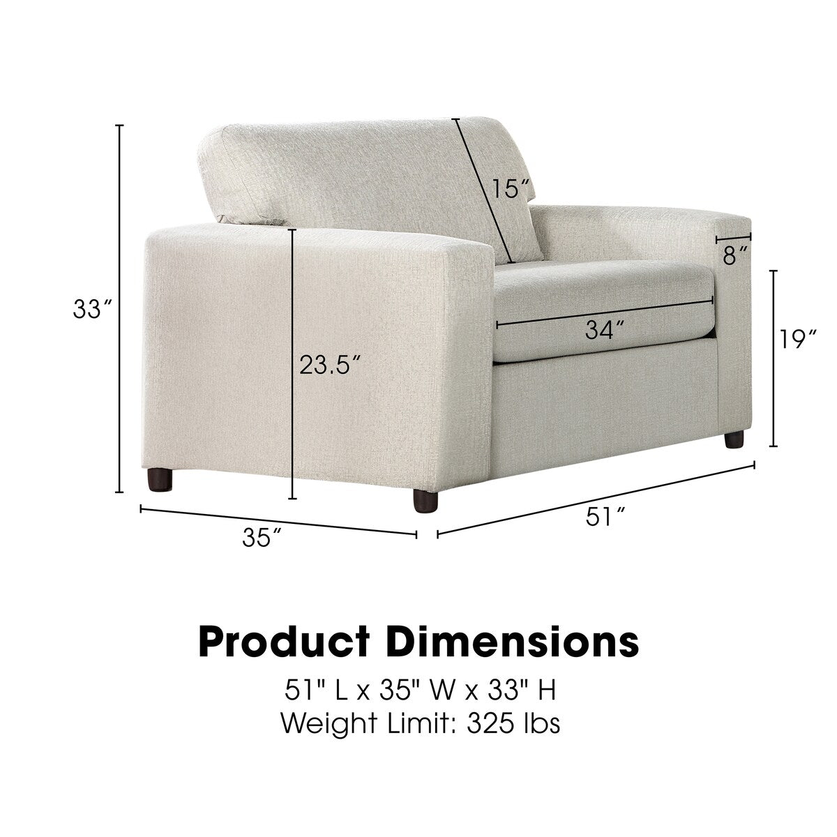 New Classic Furniture Leo 2-piece Living Room Set, Made in USA