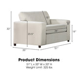 New Classic Furniture Leo 2-piece Living Room Set, Made in USA