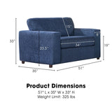 New Classic Furniture Leo 2-piece Living Room Set, Made in USA