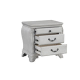 New Classic Furniture Nellison Mist Gray 4-Piece Bedroom Set with Nightstand