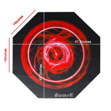 E-sports Floor Protect Cool Gaming Chair Mat in Red