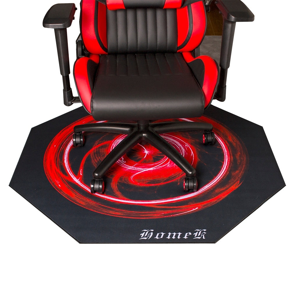 E-sports Floor Protect Cool Gaming Chair Mat in Red