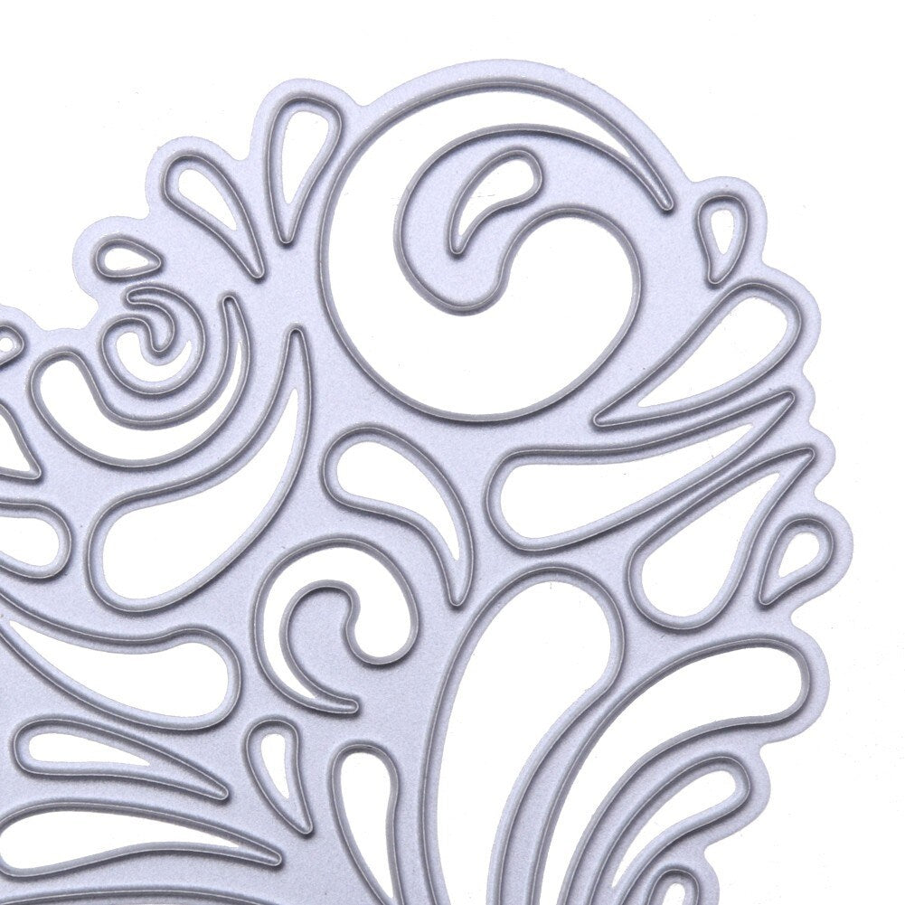 New Flower Heart Metal Cutting Dies Stencils DIY
