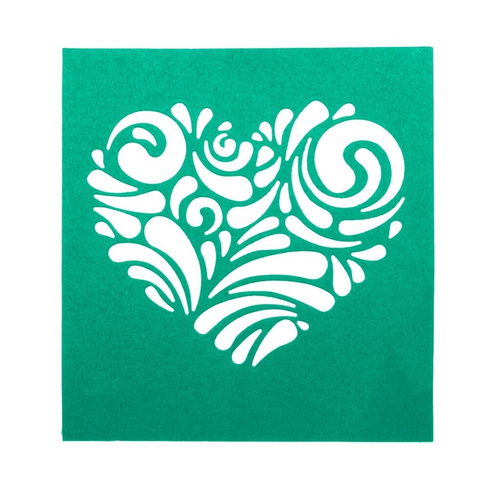 New Flower Heart Metal Cutting Dies Stencils DIY