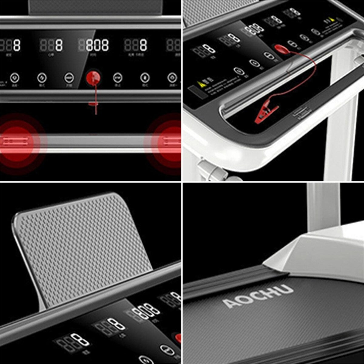 Folding Electric Treadmill Motorized Portable Walking And Running Machine