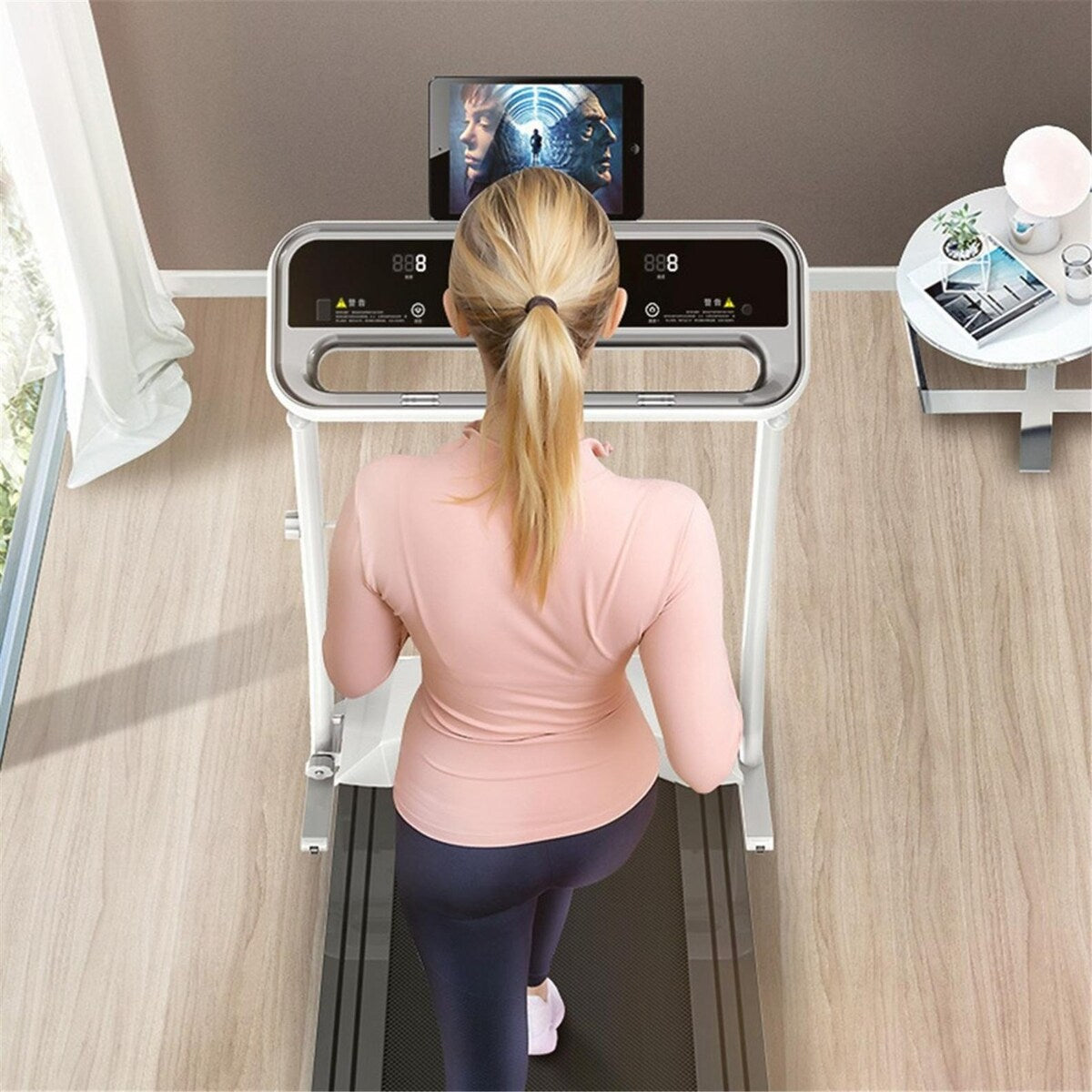 Folding Electric Treadmill Motorized Portable Walking And Running Machine