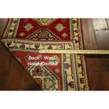 New HQ Wool Super KazakPure Red Veg Dyed Hand-knotted Diamond Cut Rug (2'2 x 6'0)