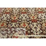 W1349 Wool Ikat Collection Oriental Hand-knotted Peshawar Rug (6' x 8')