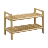 NewRidge Home Solid Wood Abingdon Bench, Blonde