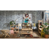 NewRidge Home Solid Wood Abingdon Bench, Blonde