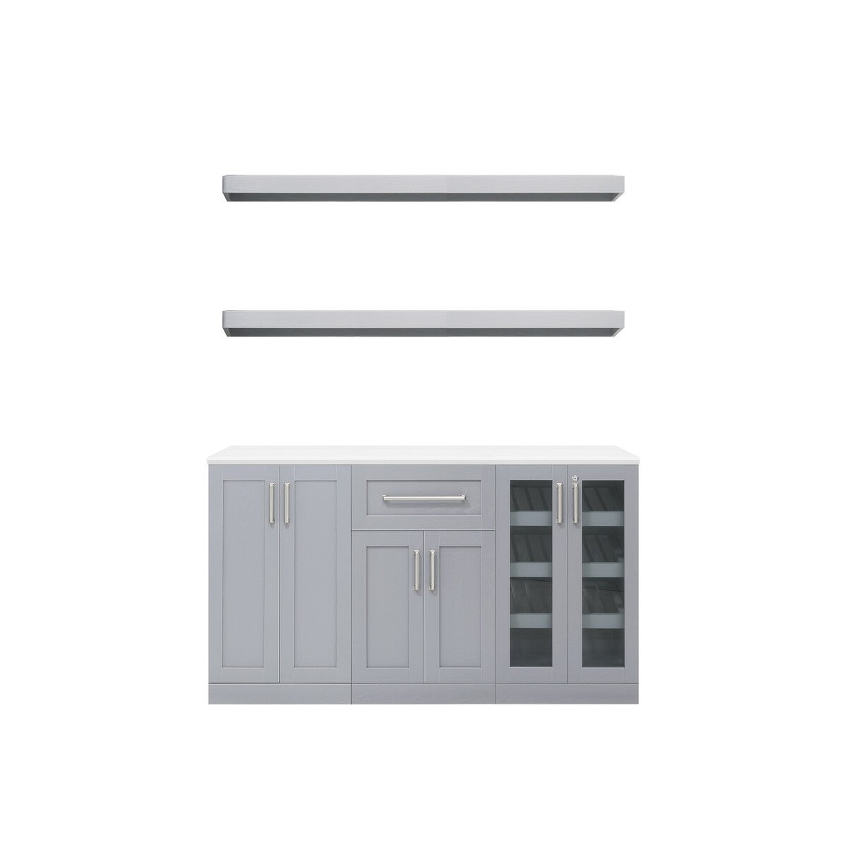 NewAge Products 21" Home Bar 6-Piece Cabinet Set