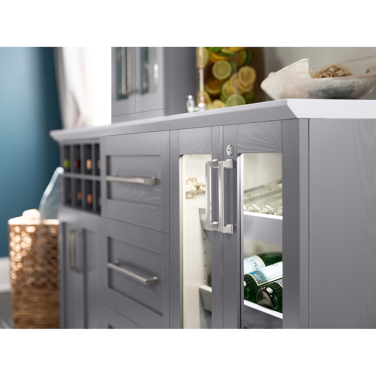 NewAge Products 21" Home Bar 6-Piece Cabinet Set