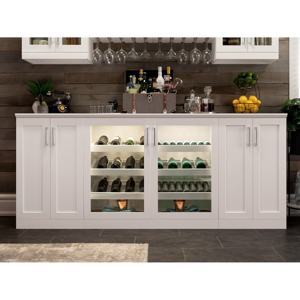 NewAge Products 21" Home Bar 6-Piece Cabinet Set