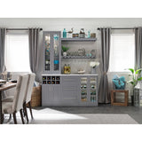 NewAge Products 21" Home Bar 6-Piece Cabinet Set