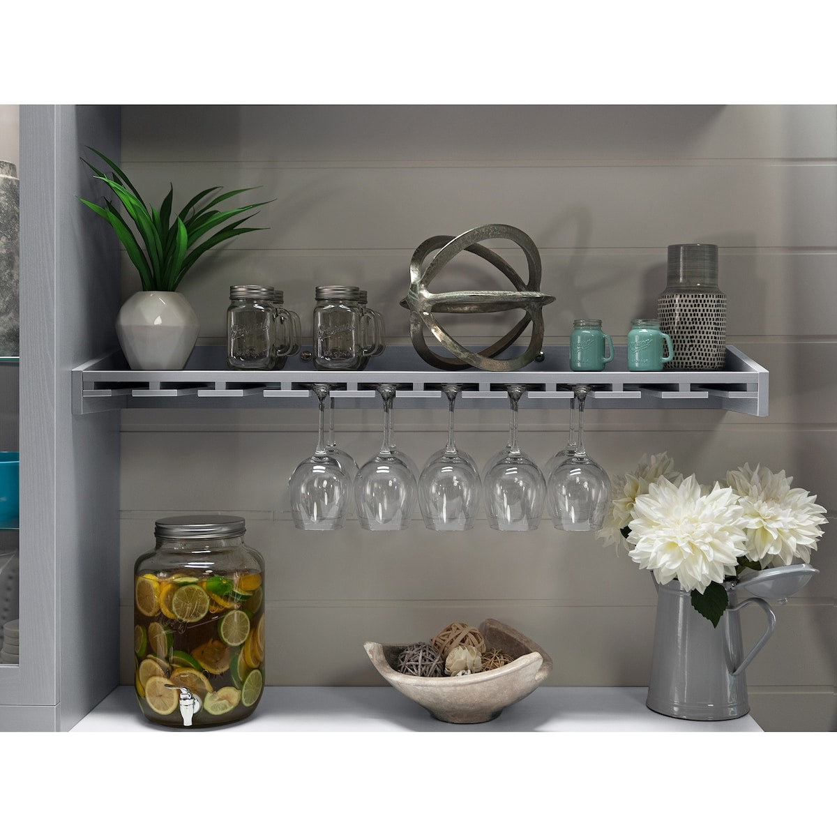 NewAge Products 21" Home Bar 6-Piece Cabinet Set