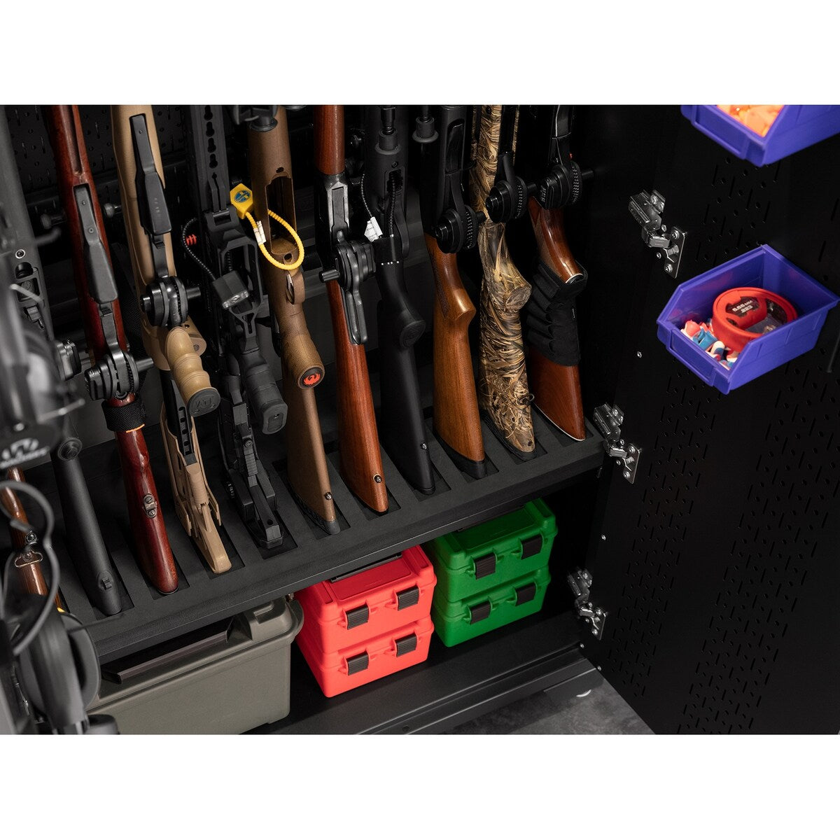NewAge Products Secure Gun Cabinet Accessory - 36" 12 Gun Stock Rest