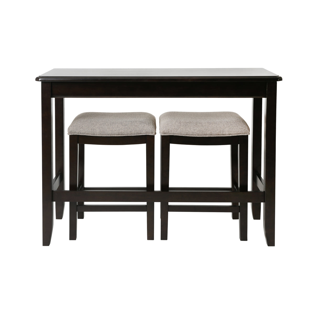 New Ridge Home Pub-Height Sofa Table with Two Counter-height Stools