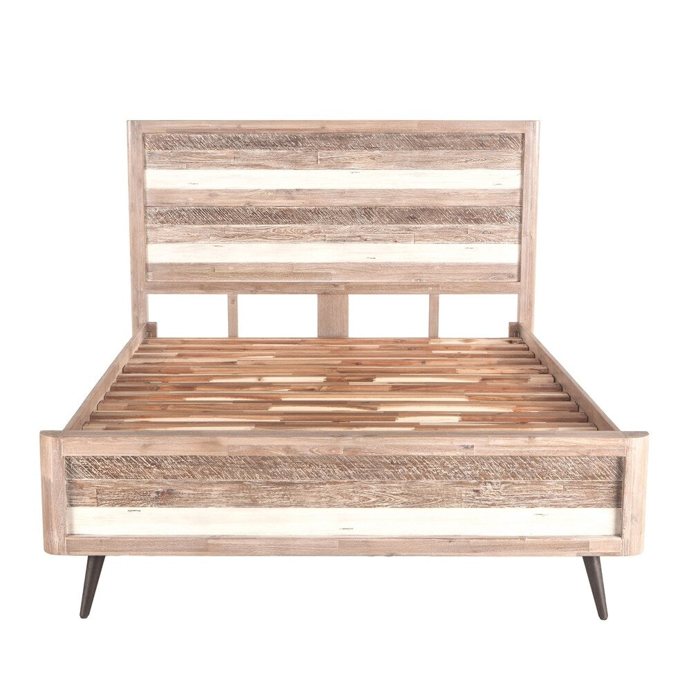 Carson Carrington Sallmunds Acacia Wood Queen Bed