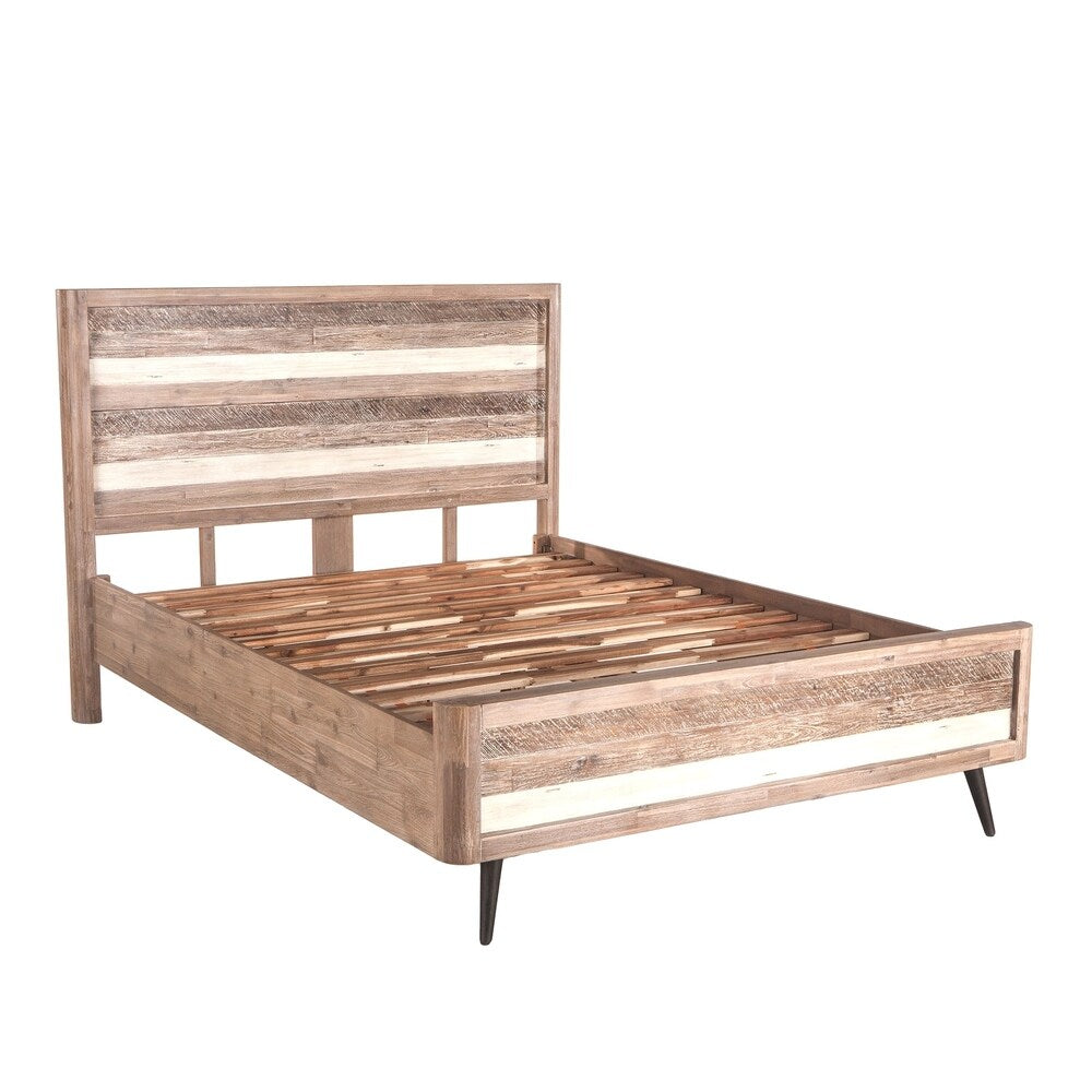 Carson Carrington Sallmunds Acacia Wood Queen Bed
