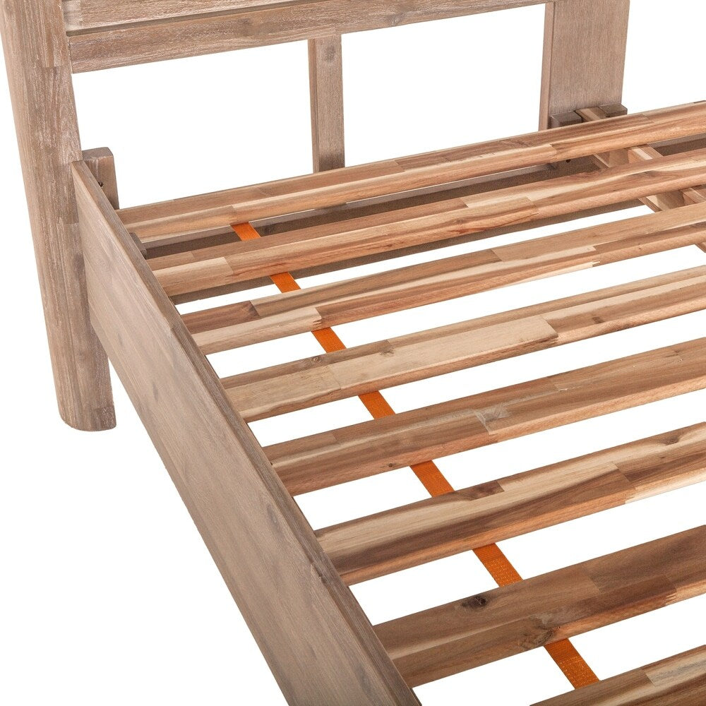 Carson Carrington Sallmunds Acacia Wood Queen Bed